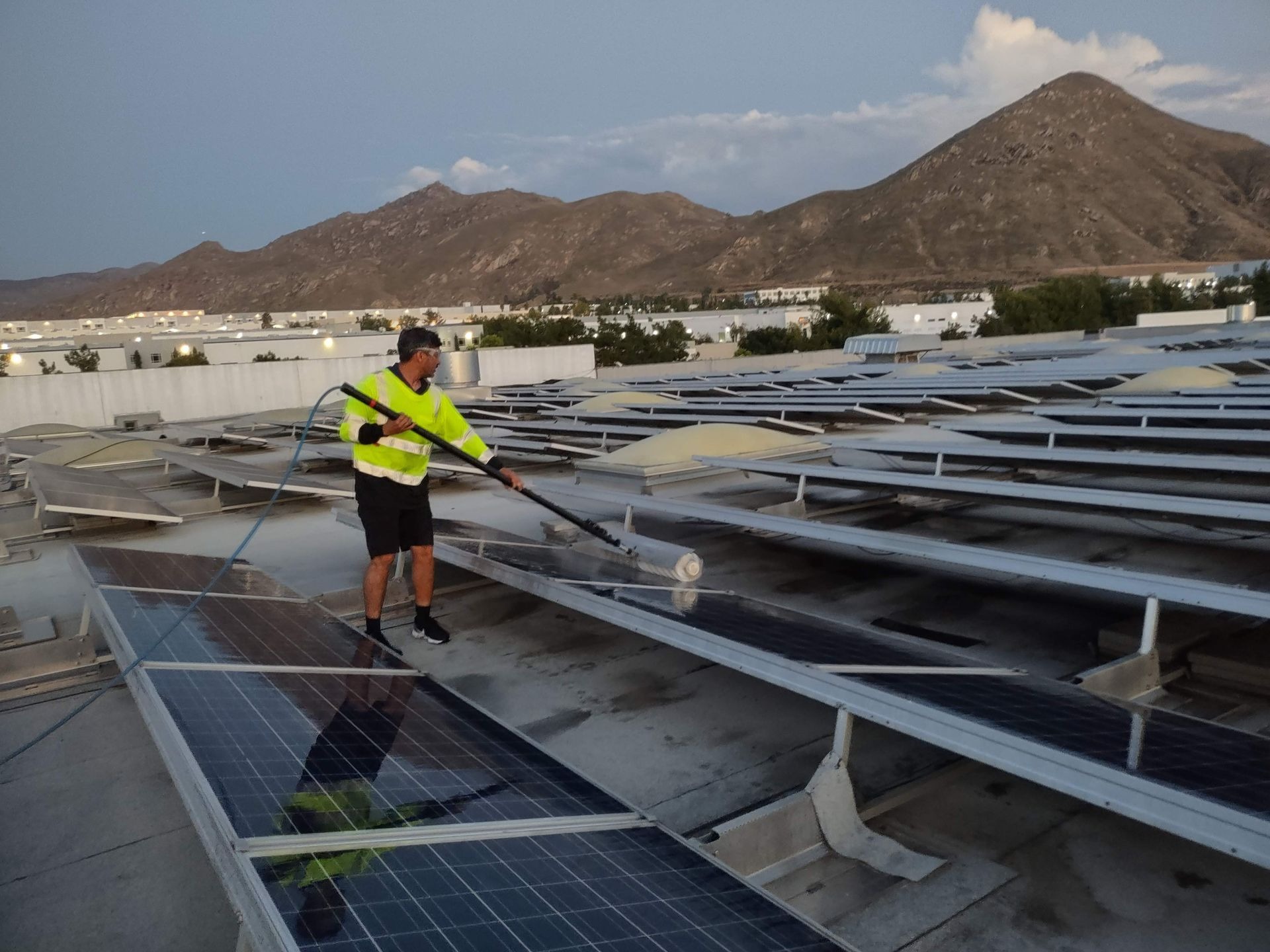 Solar panel cleaning project 6