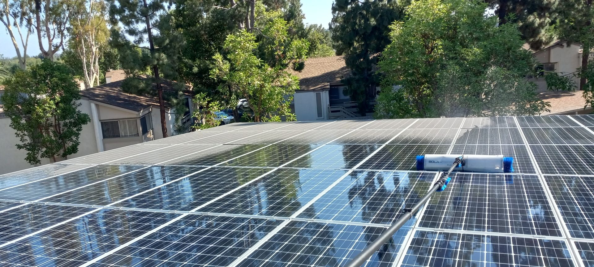 Solar panel cleaning project 7