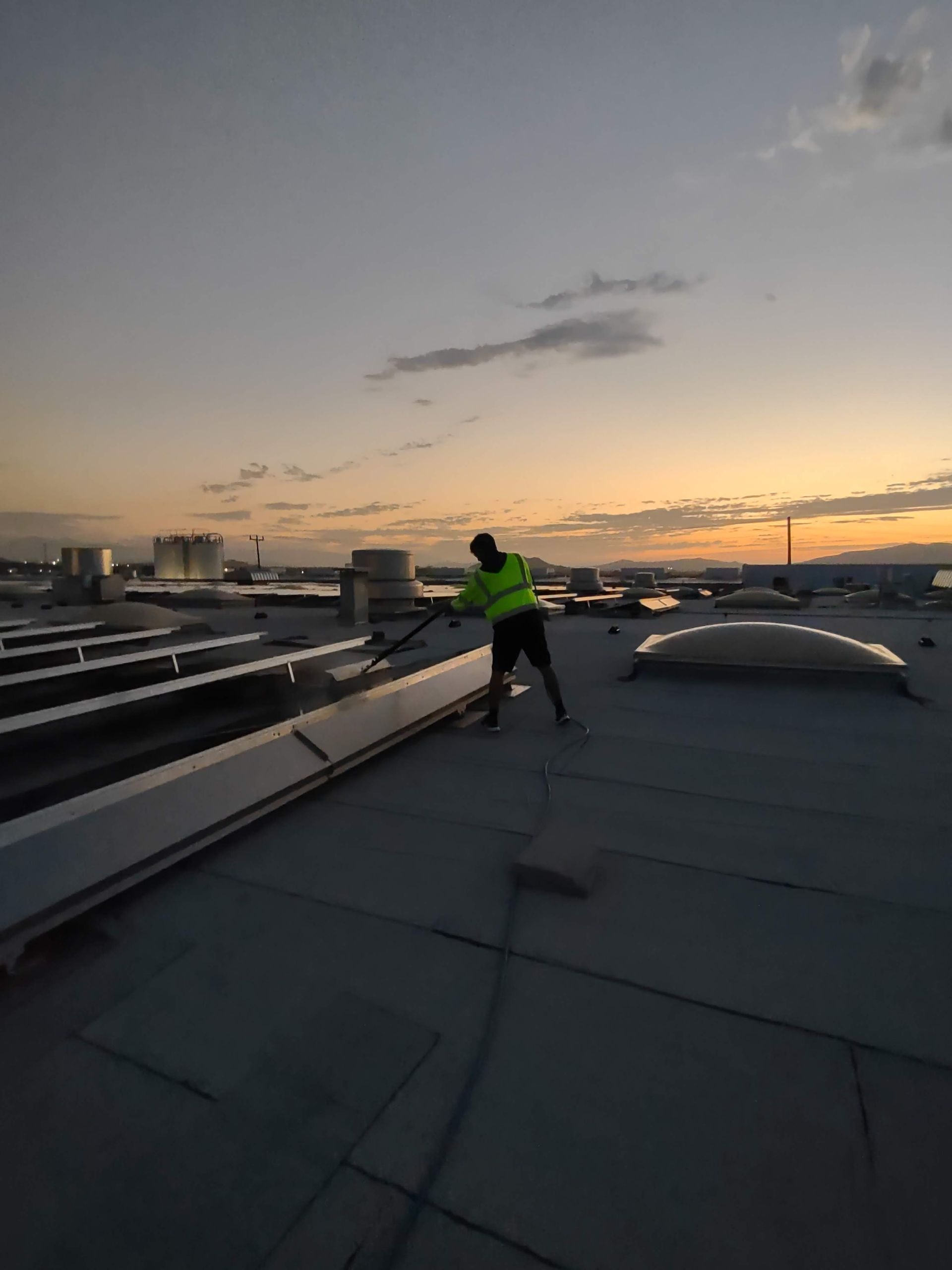 Solar panel cleaning project 14